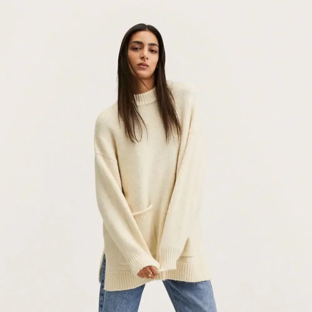 Mango Oversized Sweater With Pockets - Picture 5 of 8